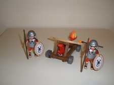 Playmobil Roman - Legionaries with Fire Throwing Field Catapult, immaculate.