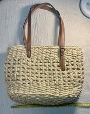 Summer Handwoven Straw Beach