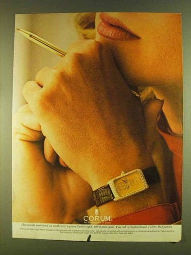 1980 corum gold ingot watch - corum,