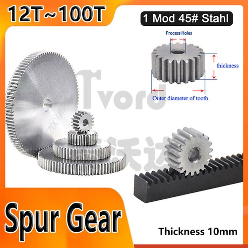 Spur gear 1mod - spur, 13t