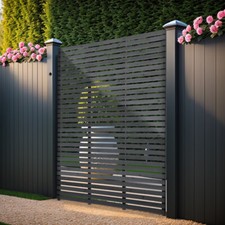 Pressure Treated Slatted Fence Panel Heavy Duty Garden Fencing Panels 6FT Wide