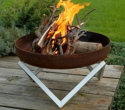 Garden fire pit - garden,