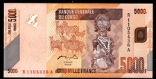 Congo 5000 francs 2005 - 5000,