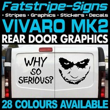 to fit VAUXHALL VIVARO WHY SO