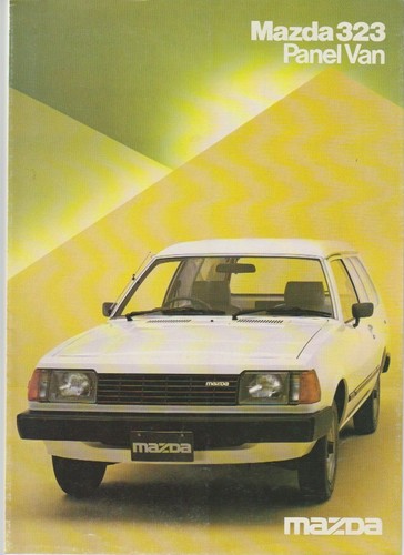 1982 mazda 323 panel - 323, 6p
