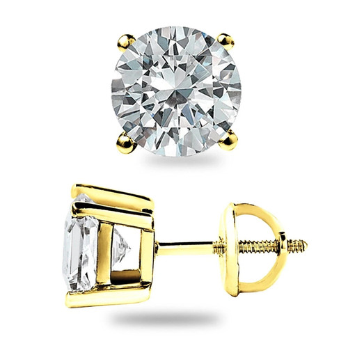 Round cut moissanite - 4,