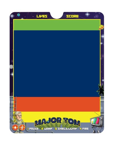 Vectrex major tom overlay new - vectrex,