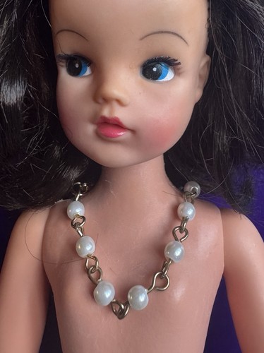Faux pearl necklace - faux,