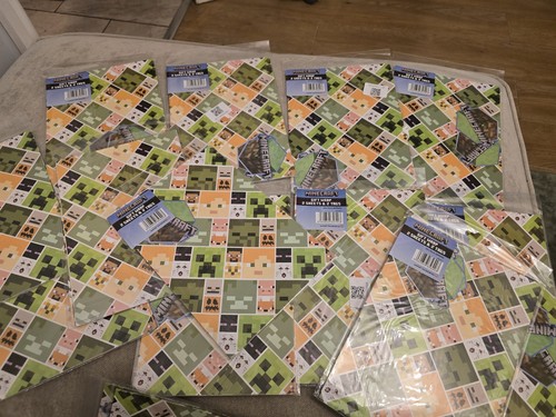 Minecraft gift wrap - minecraft,