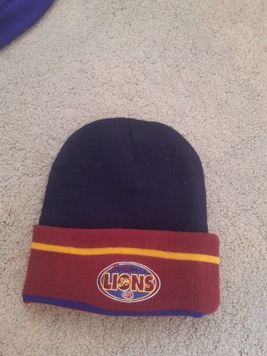 Brisbane lions retro beanie - brisbane,