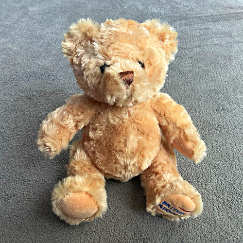 British airways beige teddy - british,