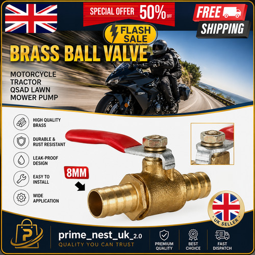 Line fuel tap brass 8mm - tap,