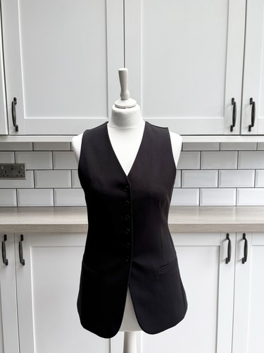 Black longline button up - button,