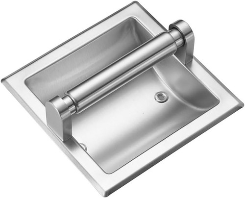 Recessed toilet paper holder - toilet,