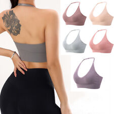Triangle Cup Seamless Bra Halter Neck Comfortable Casual Bottoming Underwear