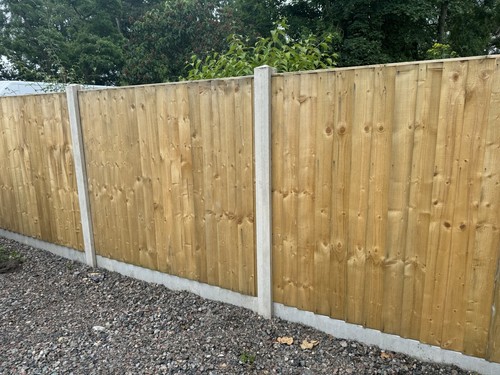 New treated feather edge - treated,