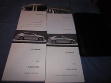 2008 LEXUS IS 250 350 OWNERS MANUAL OWNER'S IS250 IS350