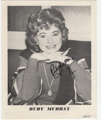 Ruby murray signed 10 - ruby,