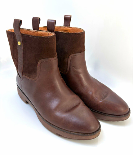 Fitflop brown leather suede - fitflop,