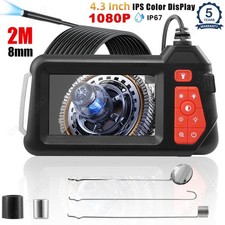 2M Industrial Endoscope Camera 1080P HD 4.3'' Screen Borescope Inspection Camera