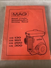 MAG Engines GS 130 160 200 300 Workshop Manual Rare Vintage