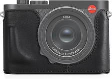 MUZIRI KINOKOO Case for Leica Q3 Q3 43, Top Layer Genuine Leather Leica Q3/Q3 43