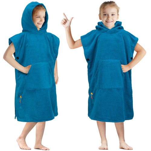 Kids swim poncho hooded - kids,
