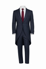 Navy Blue Tailcoat Suit 2