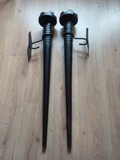 Medieval Style Wall Sconses Candle Holders Set Of 2 . Size96cm L X 21cm W