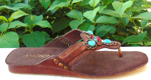 Markon katrina sandal leather - markon, sandal-leather