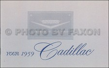 1959 Cadillac Owners Manual