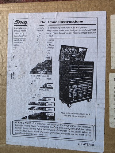Snapon tool box graffics - box,