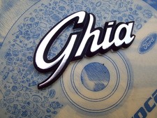 Genuine Ford Ghia Script