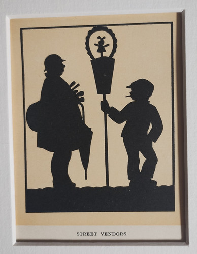 Antique miniature silhouette - miniature,
