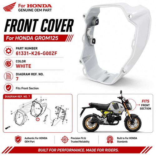 White windscreen trim for - windscreen,