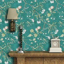 Retro Dark Green Wallpaper
