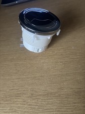 Fluidmaster C360116 Toilet WC Round Pneumatic Dual Flush Push Button Chrome