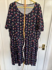 Multicolour Bird Popsy Dress