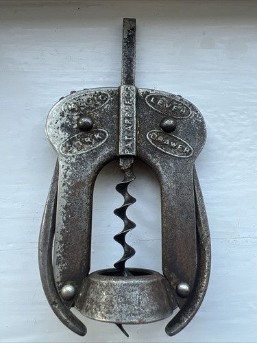 Antique corkscrew magic lever - antique,