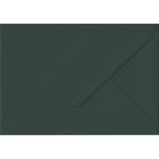 Racing Green 135gsm Colour Envelope. 152mm x 216mm. Gummed Diamond Flap.