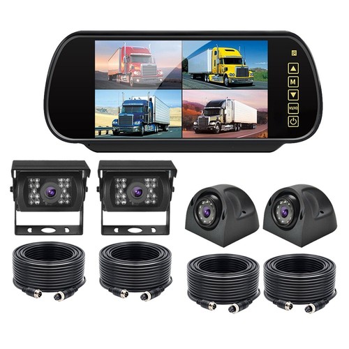 Quad mirror clip - 7", monitor