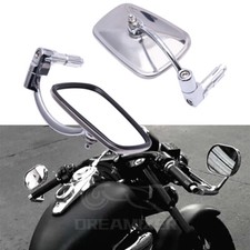 7/8" Chrome Motorcycle Bar End Side Mirrors For Keeway Superlight Speedo 125 200