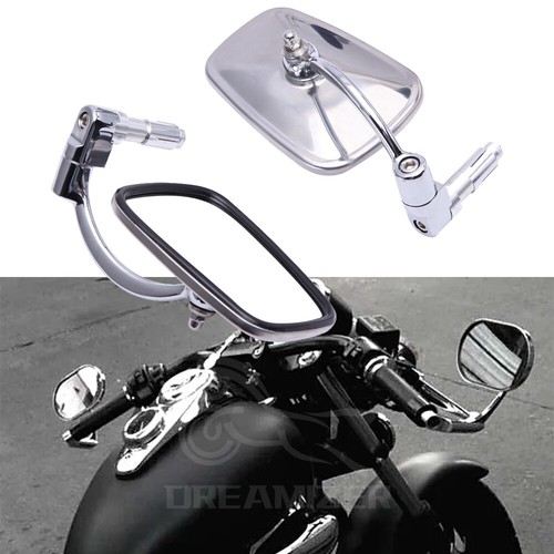 Chrome motorcycle bar end - bar,