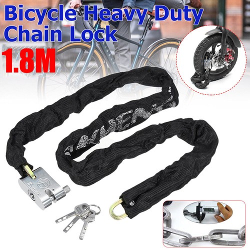 Long bike lock - chain,