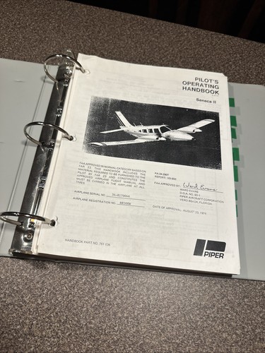 Piper seneca pilots - seneca,