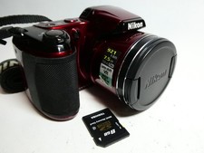 Nikon L810 AA Battery Red 16MP