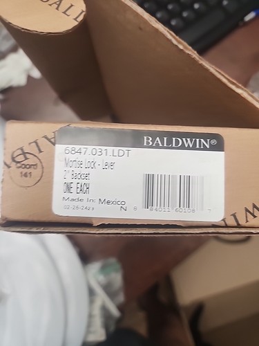 Baldwin 6847 mortise lock - , 031