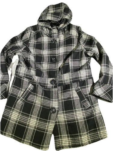 Jane button hooded - button, up