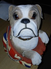 Bulldog Ornament Statue 26cm Large Sculpture Figurine Decoration