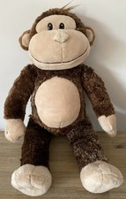 Build a Bear Brown Monkey Plush Soft Toy Cuddly Teddy Stuffed Animal BABW 2011